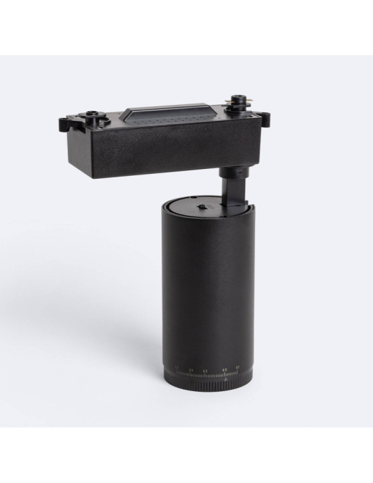 Spot LED sur Rail Monophasé 30W West Dimmable CCT Multi-angle 15-60º Noir