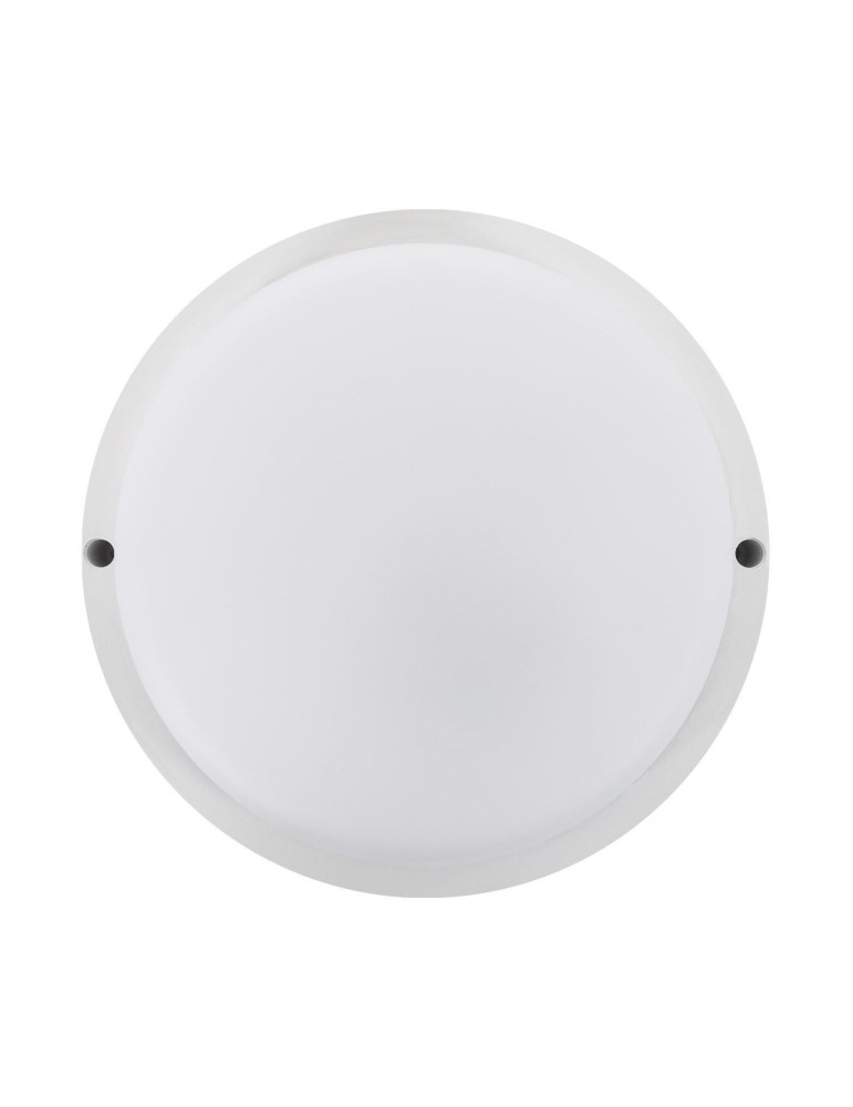 Plafonnier LED Extérieur Rond 25W Hublot White IP65 Ø175 mm avec Détecteur de Mouvement