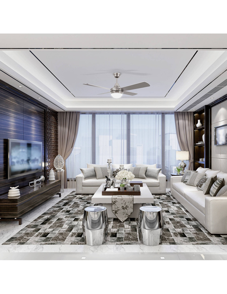 Ventilateur de Plafond Navy Niquel 110cm WiFi