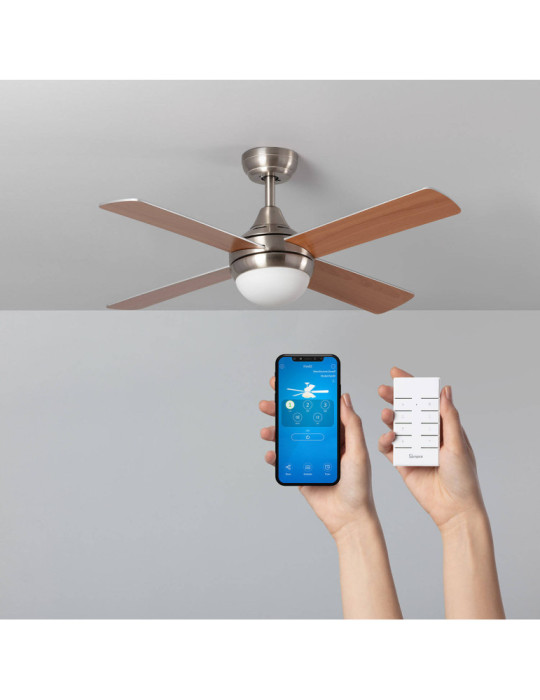 Ventilateur de Plafond Navy Niquel 110cm WiFi