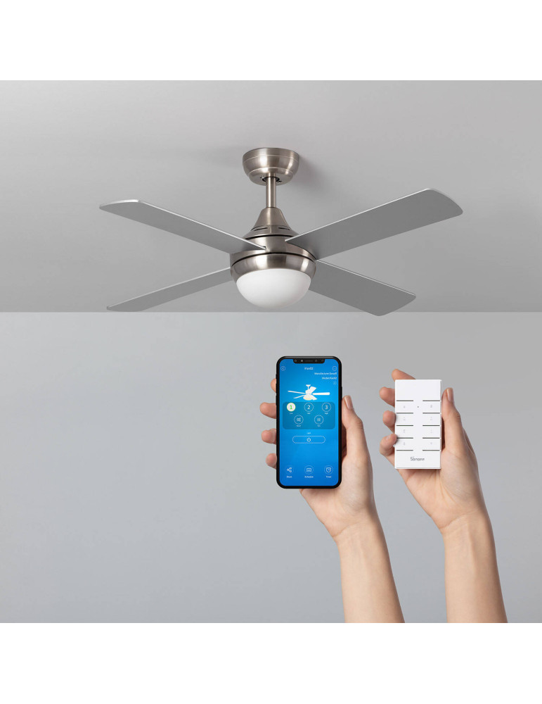 Ventilateur de Plafond Navy Niquel 110cm WiFi