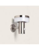Applique Murale Extérieure Solaire LED 1.5W Aluminium avec Détecteur de Mouvement Ashier
