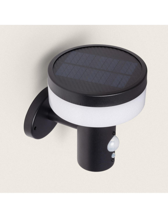 Applique Murale Extérieure Solaire LED 1.5W Aluminium avec Détecteur de Mouvement Ashier