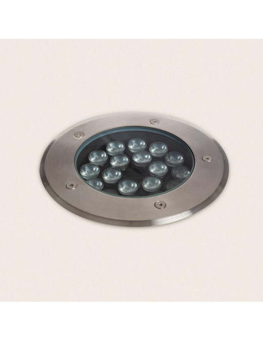 Spot LED Extérieur 18W Solid Encastré au Sol Inox