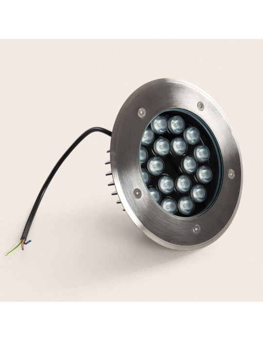 Spot LED Extérieur 18W Solid Encastré au Sol Inox