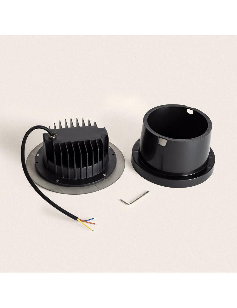 Spot LED Extérieur 18W Solid Encastré au Sol Inox