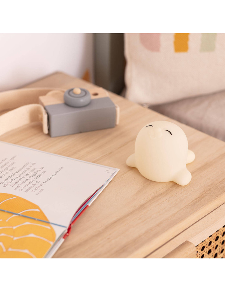 Veilleuse LED Phoque RGB en Silicone IP67