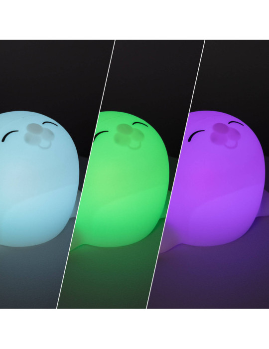 Veilleuse LED Phoque RGB en Silicone IP67
