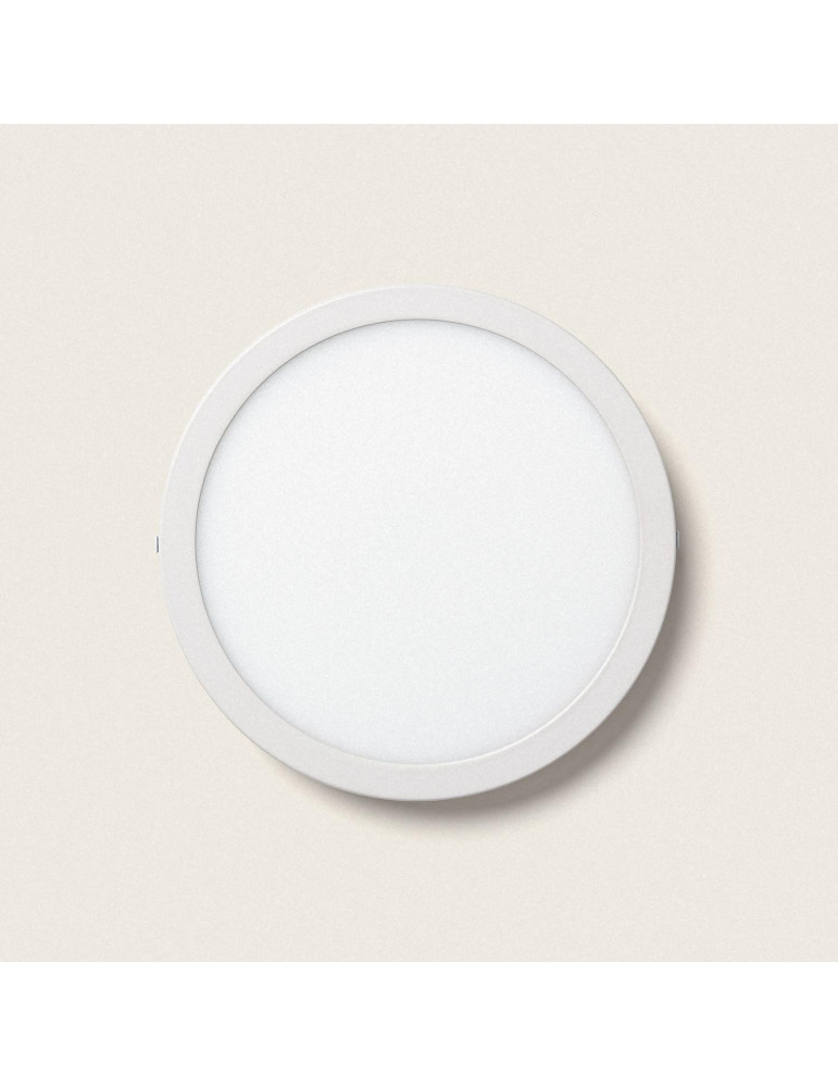 Plafonnier LED Rond 18W Extra-Plat CCT Sélectionnable Ø205 mm
