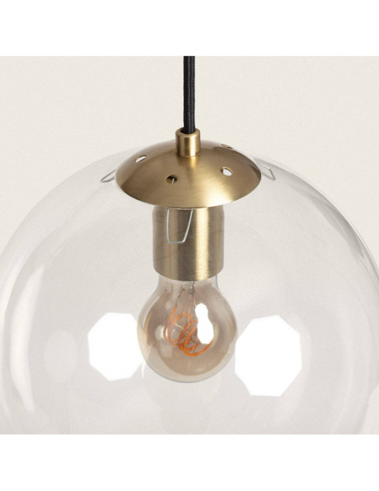 Suspension Métal et Verre Moonlight Clear