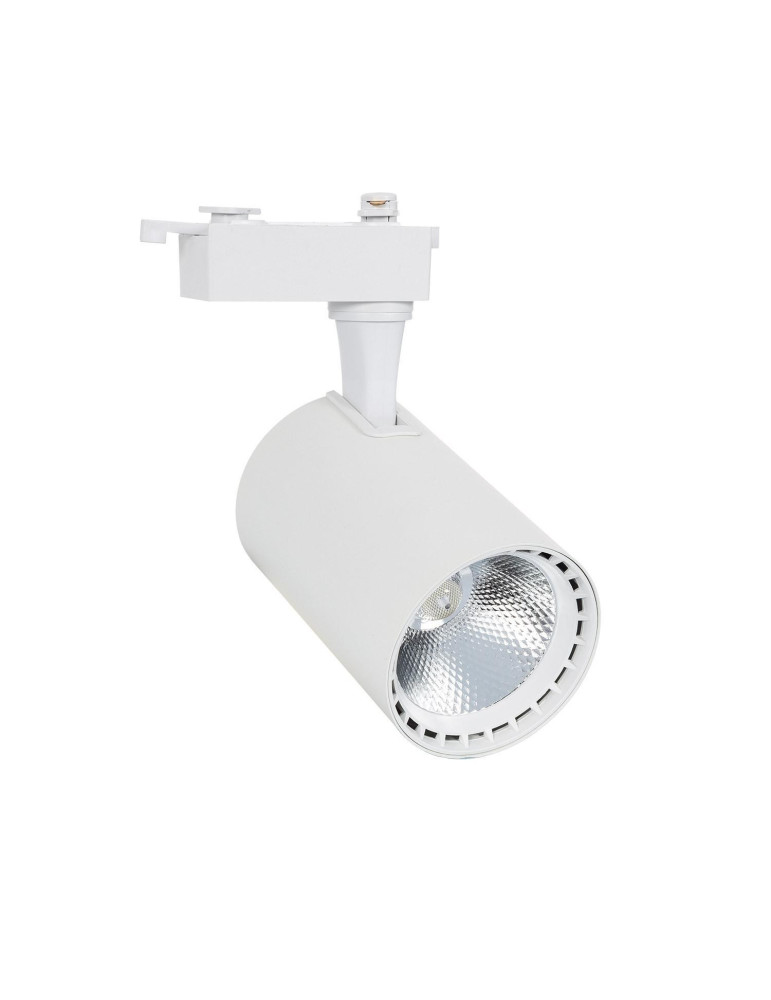 Spot LED sur Rail Monophasé 30W Bron Blanc
