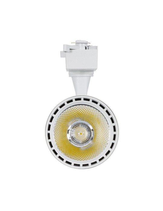Spot LED sur Rail Monophasé 30W Bron Blanc