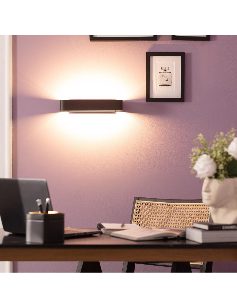 Applique Murale LED Aluminium Deves 9W Noire