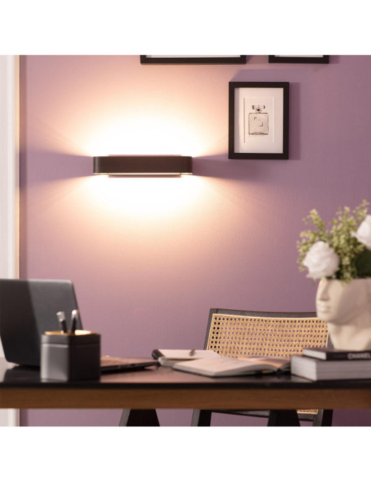 Applique Murale LED Aluminium Deves 9W Noire