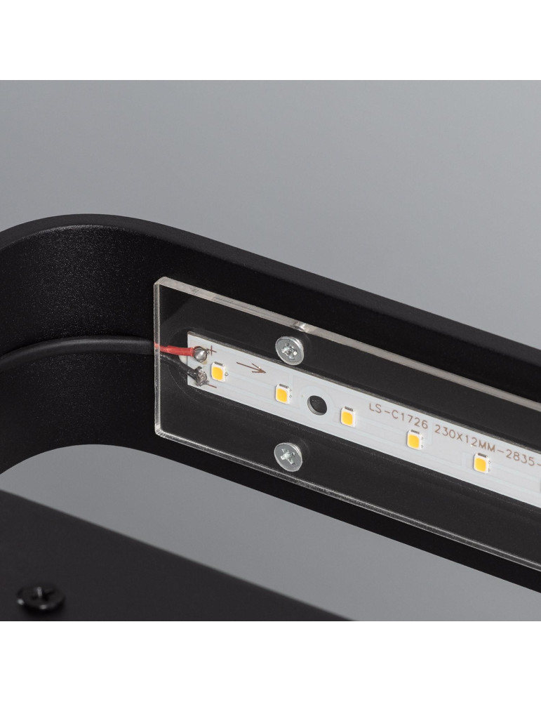 Applique Murale LED Aluminium Deves 9W Noire