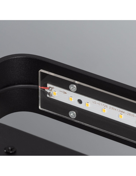 Applique Murale LED Aluminium Deves 9W Noire