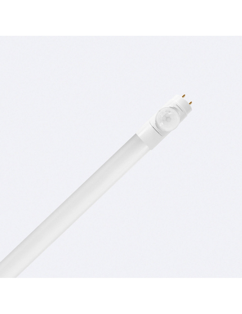 Tube LED 120cm T8 G13 PC avec Détecteur de Mouvement PIR il. Connexion de Sécurité Latérale 18W 140lm/W