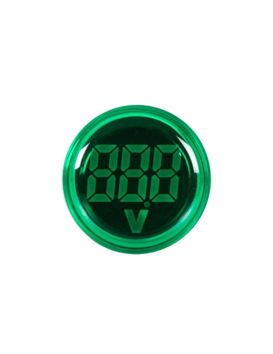 Indicateur Lumineux Voltmètre MAXGE 20-500V Ø22mm