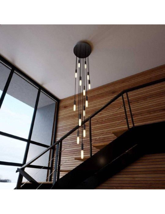 Suspension Métal Multiple à 15 Chutes Creative-Cables SPM15R40103E14VNRM04-L