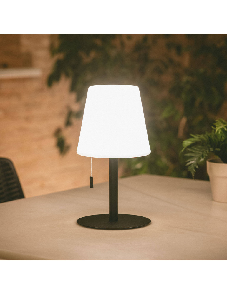 Lampe à Poser LED Portative Aluminium Extérieure 2.6W Epinay avec Batterie Rechargeable