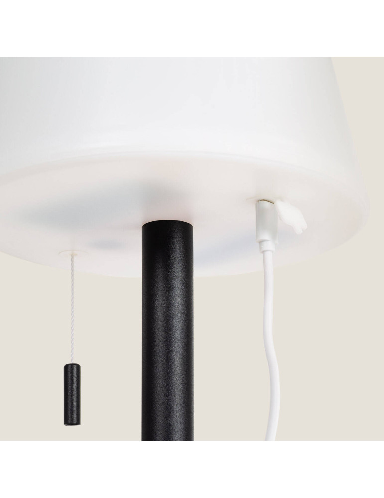 Lampe à Poser LED Portative Aluminium Extérieure 2.6W Epinay avec Batterie Rechargeable