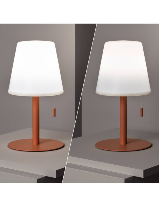 Lampe à Poser LED Portative Aluminium Extérieure 2.6W Epinay avec Batterie Rechargeable