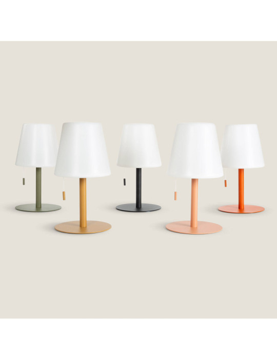 Lampe à Poser LED Portative Aluminium Extérieure 2.6W Epinay avec Batterie Rechargeable