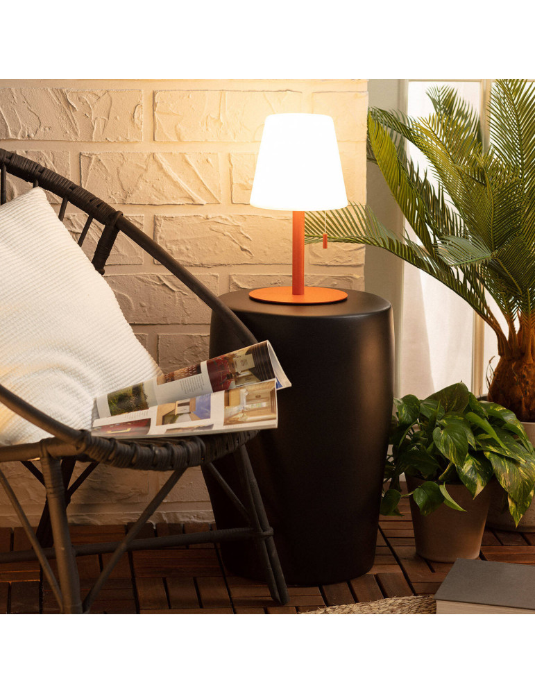 Lampe à Poser LED Portative Aluminium Extérieure 2.6W Epinay avec Batterie Rechargeable