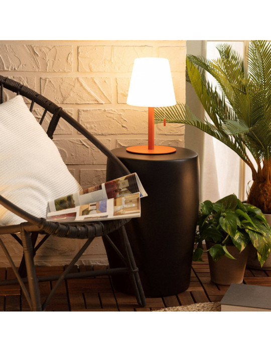 Lampe à Poser LED Portative Aluminium Extérieure 2.6W Epinay avec Batterie Rechargeable