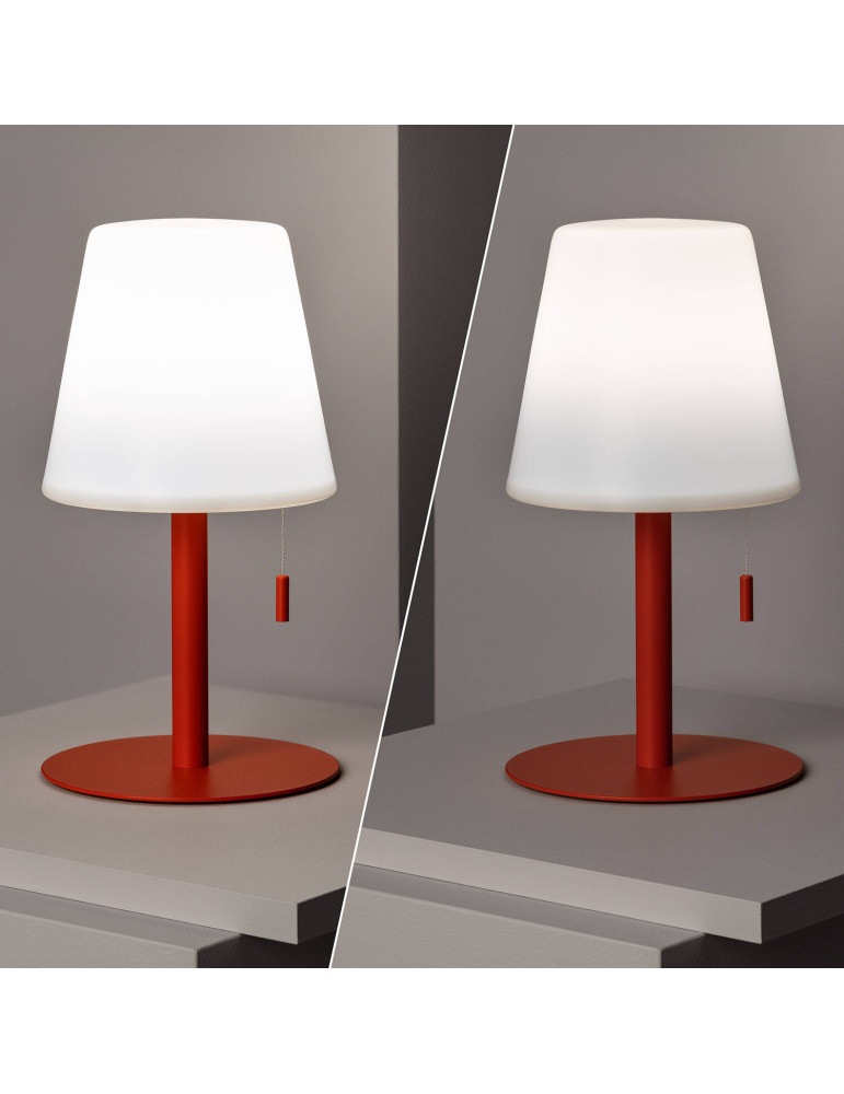 Lampe à Poser LED Portative Aluminium Extérieure 2.6W Epinay avec Batterie Rechargeable