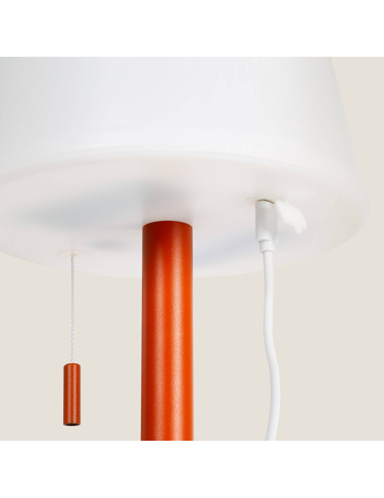 Lampe à Poser LED Portative Aluminium Extérieure 2.6W Epinay avec Batterie Rechargeable