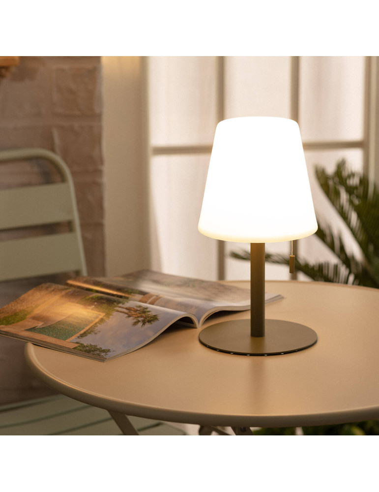 Lampe à Poser LED Portative Aluminium Extérieure 2.6W Epinay avec Batterie Rechargeable