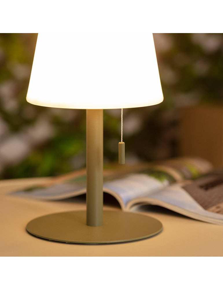 Lampe à Poser LED Portative Aluminium Extérieure 2.6W Epinay avec Batterie Rechargeable
