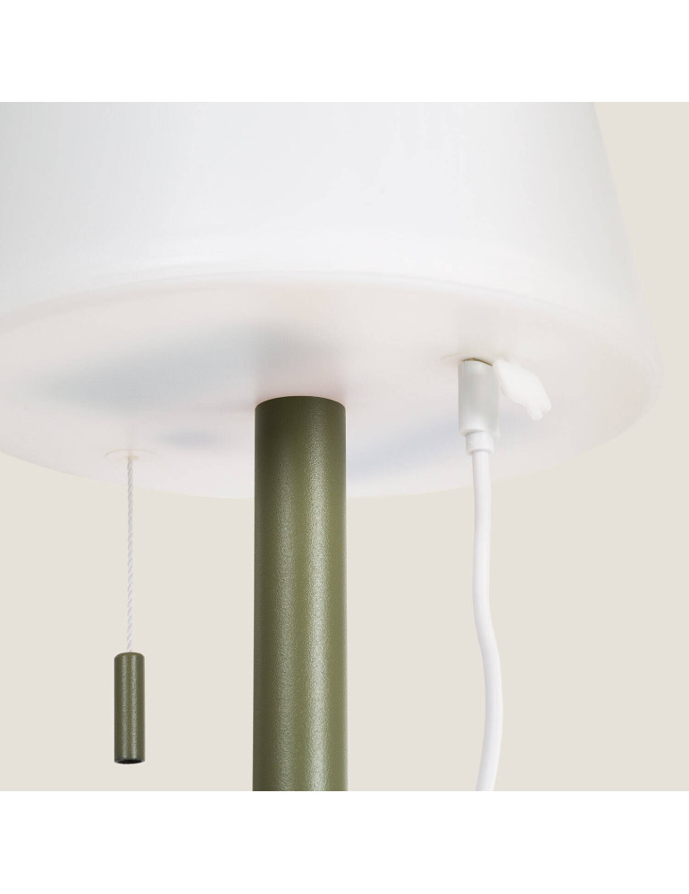 Lampe à Poser LED Portative Aluminium Extérieure 2.6W Epinay avec Batterie Rechargeable