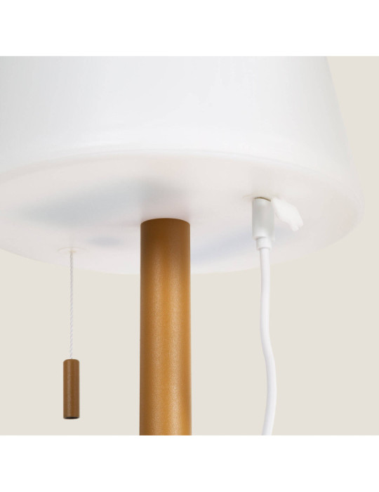 Lampe à Poser LED Portative Aluminium Extérieure 2.6W Epinay avec Batterie Rechargeable