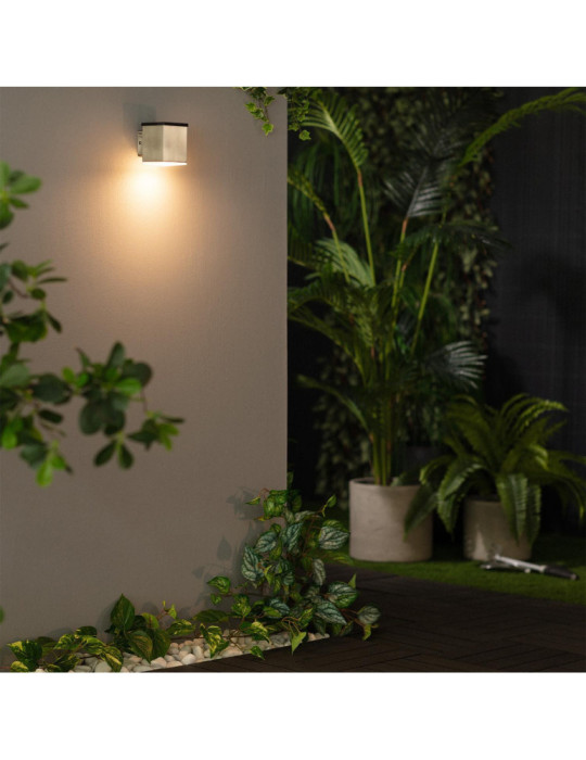 Applique Murale LED Extérieure Aluminium Solaire Jafaro