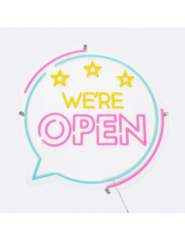 Enseigne Néon LED Were Open