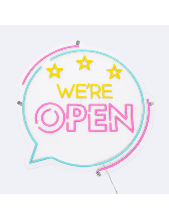 Enseigne Néon LED Were Open
