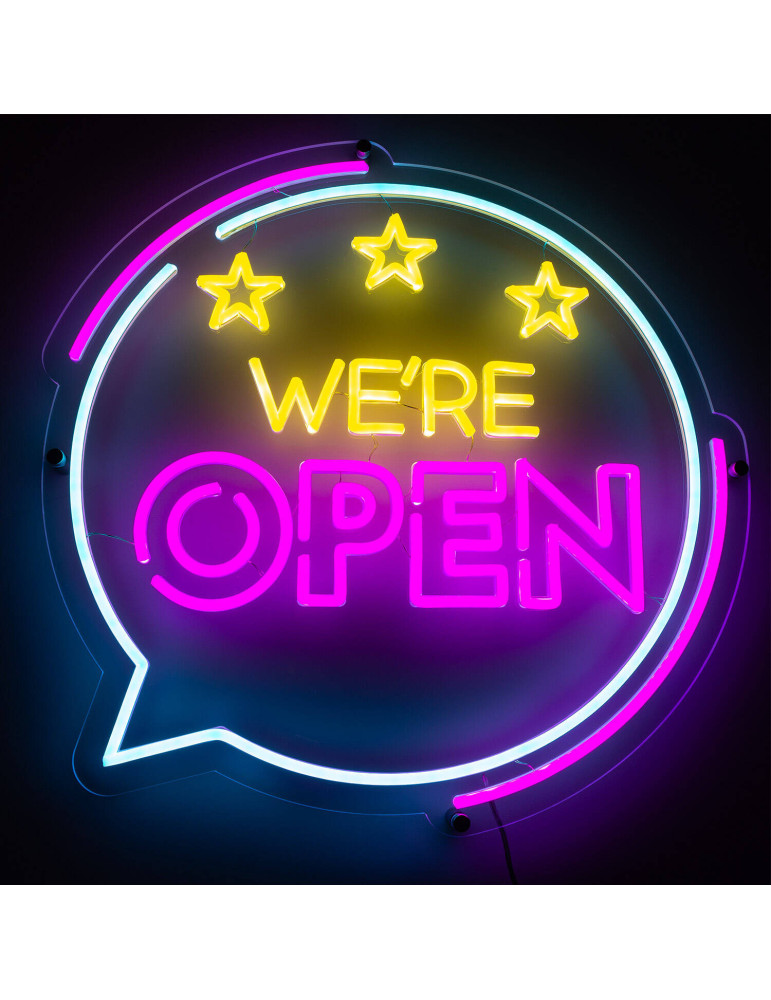 Enseigne Néon LED Were Open