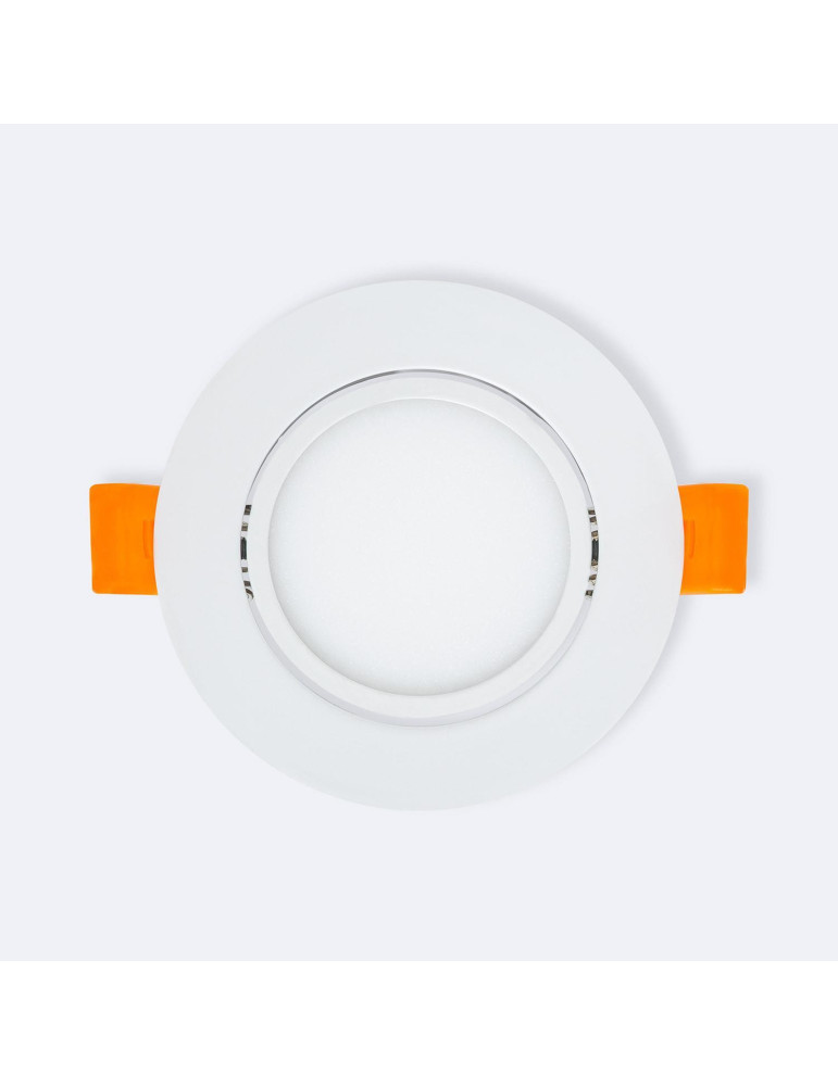 Downlight LED 6W Rond Orientable Coupe Ø 70 mm IP44