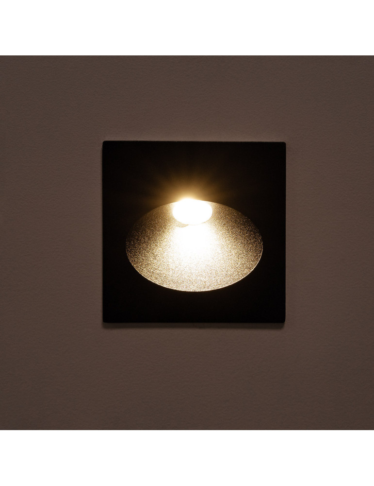 Aplique de Pared LED Town IP65 3W Negro