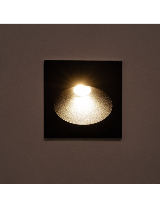 Aplique de Pared LED Town IP65 3W Negro