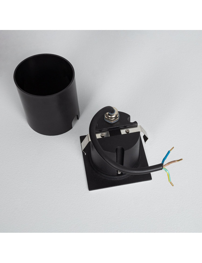 Balise Extérieure Murale LED Encastrable 3W Coney Noire