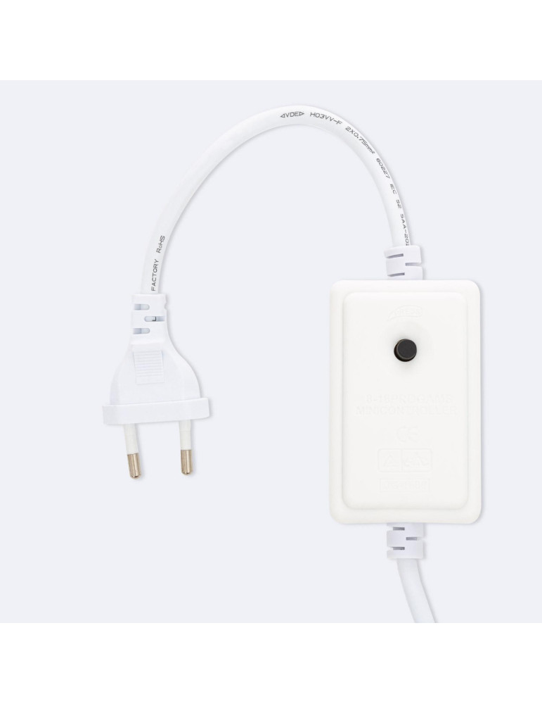 Bobine de Ruban LED RGB 220V AC SMD5050 Silicone FLEX 50m 60 LED/m IP67 Largeur 12mm Coupe tous les 100 cm