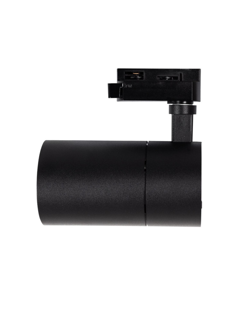 Spot LED sur Rail Monophasé 20W Mallet Dimmable Noir