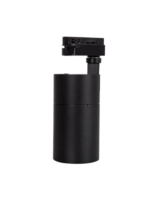 Spot LED sur Rail Monophasé 20W Mallet Dimmable Noir