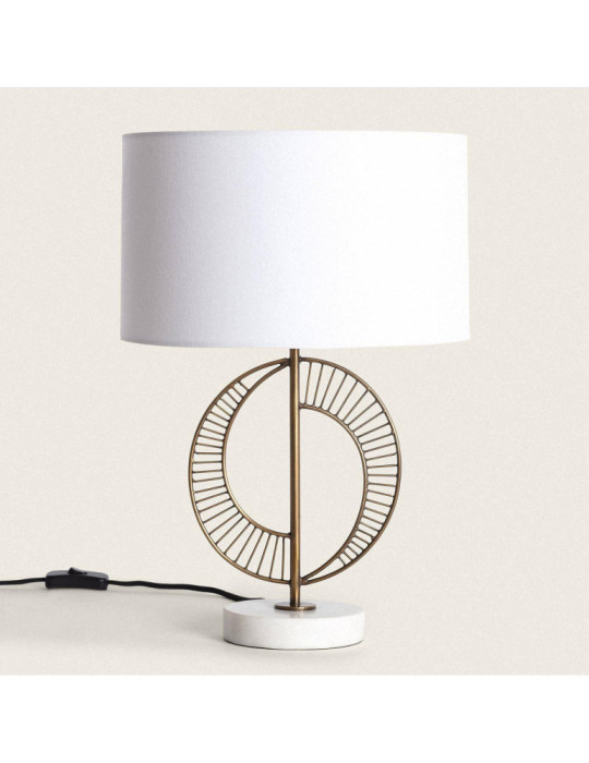 Lampe à Poser Métal et Marbre Castle