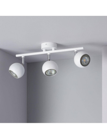 Plafonnier Orientable Aluminium Ates 3 Spots