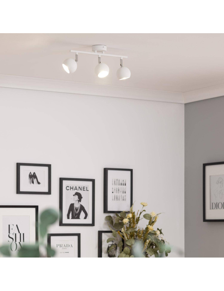 Plafonnier Orientable Aluminium Ates 3 Spots