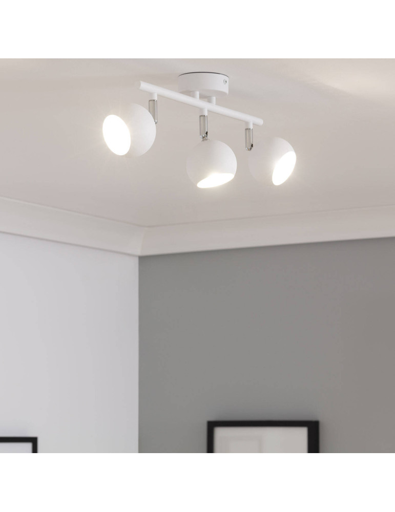 Plafonnier Orientable Aluminium Ates 3 Spots